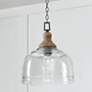 Thumbnail1 of Capital Lighting Julian 14" Wide Clear Glass Dome Pendant Light