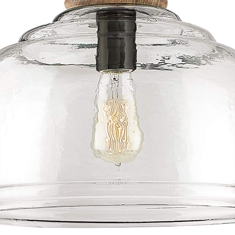 Image 2 Capital Lighting Julian 14" Wide Clear Glass Dome Pendant Light more views
