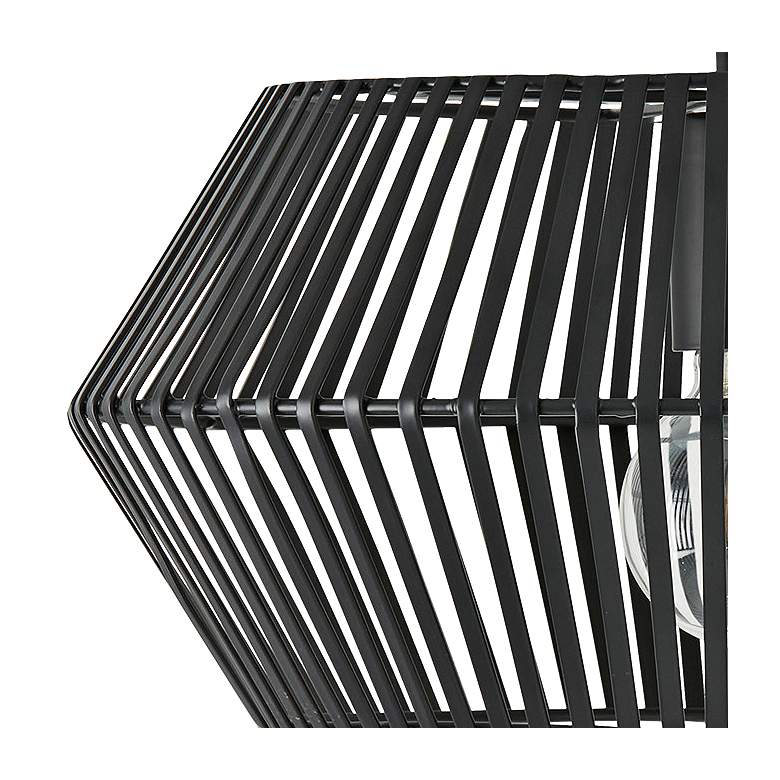 Image 3 Capital Lighting Kaiya 1 Light Semi-Flush Matte Black more views