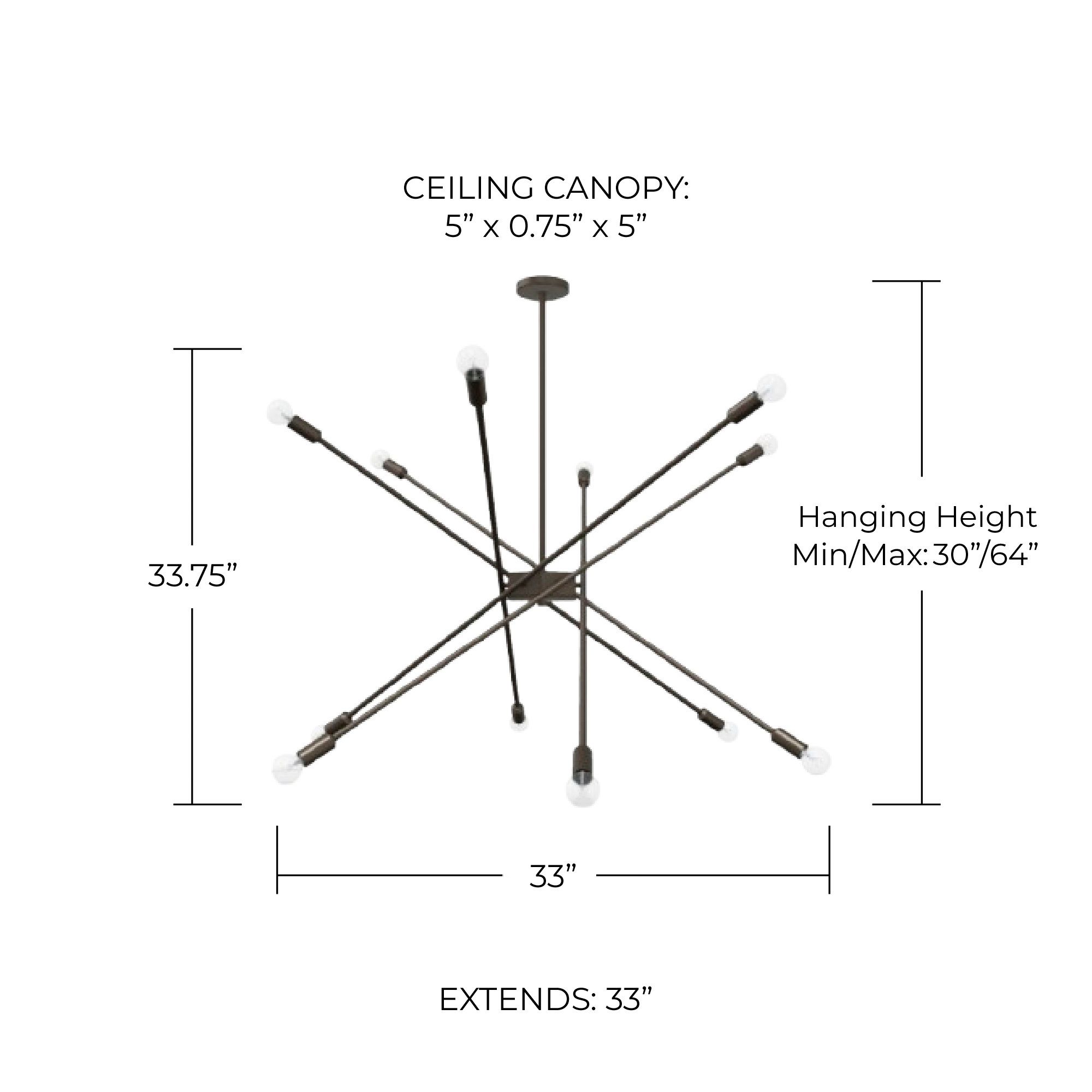 Image 3 Capital Lighting Kris 12 Light Chandelier 33" Nordic Grey more views