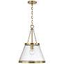 Thumbnail2 of Capital Lighting Landon 1 Light Pendant 14.5" Aged Brass