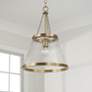 Thumbnail3 of Capital Lighting Landon 1 Light Pendant 14.5" Aged Brass more views