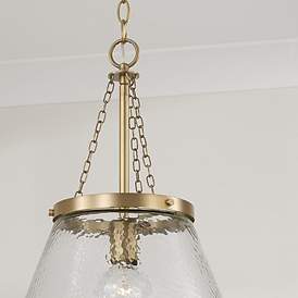 Image5 of Capital Lighting Landon 1 Light Pendant 14.5" Aged Brass more views