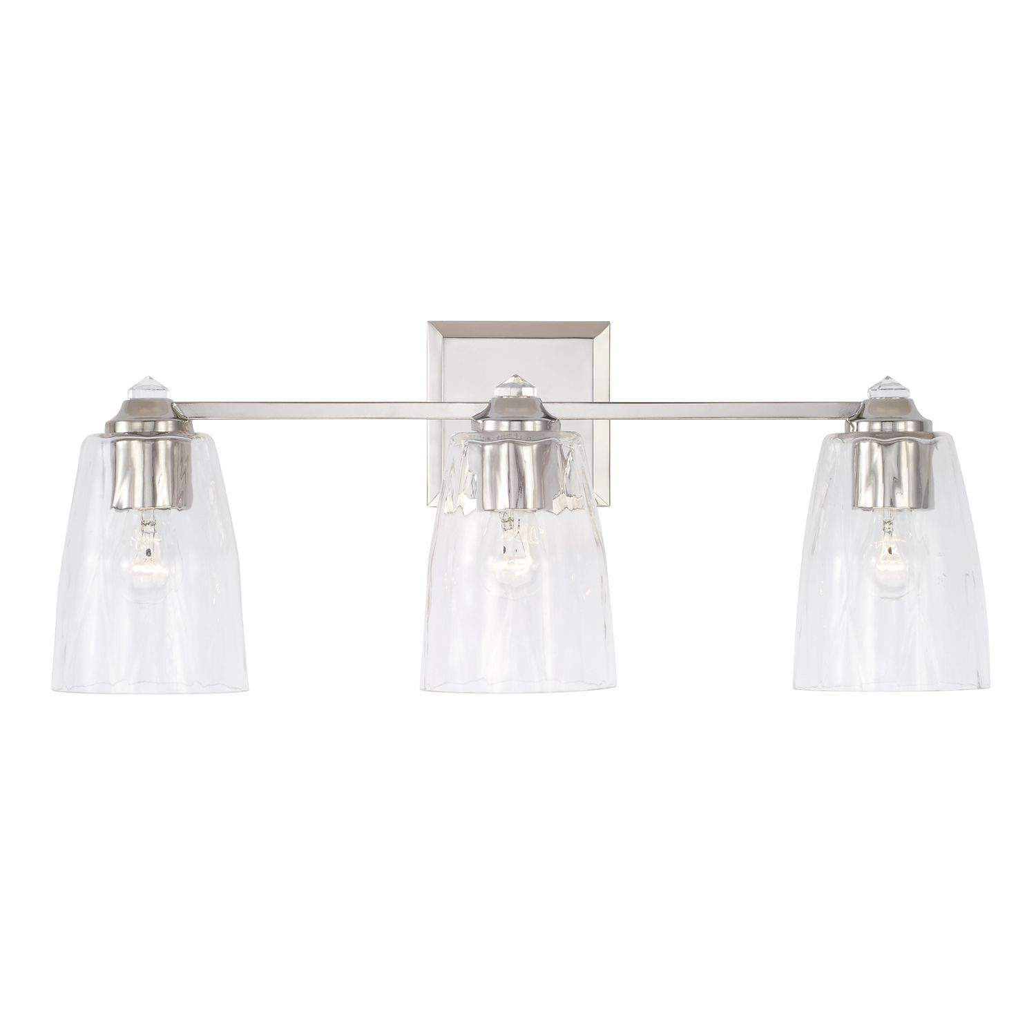 Image 4 Capital Lighting Laurent 3 Light Vanity 24" Polished Nickel more views