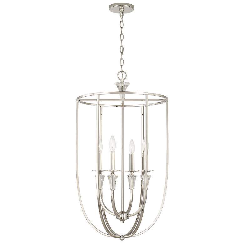 Image 1 Capital Lighting Laurent 4 Light Foyer Polished Nickel