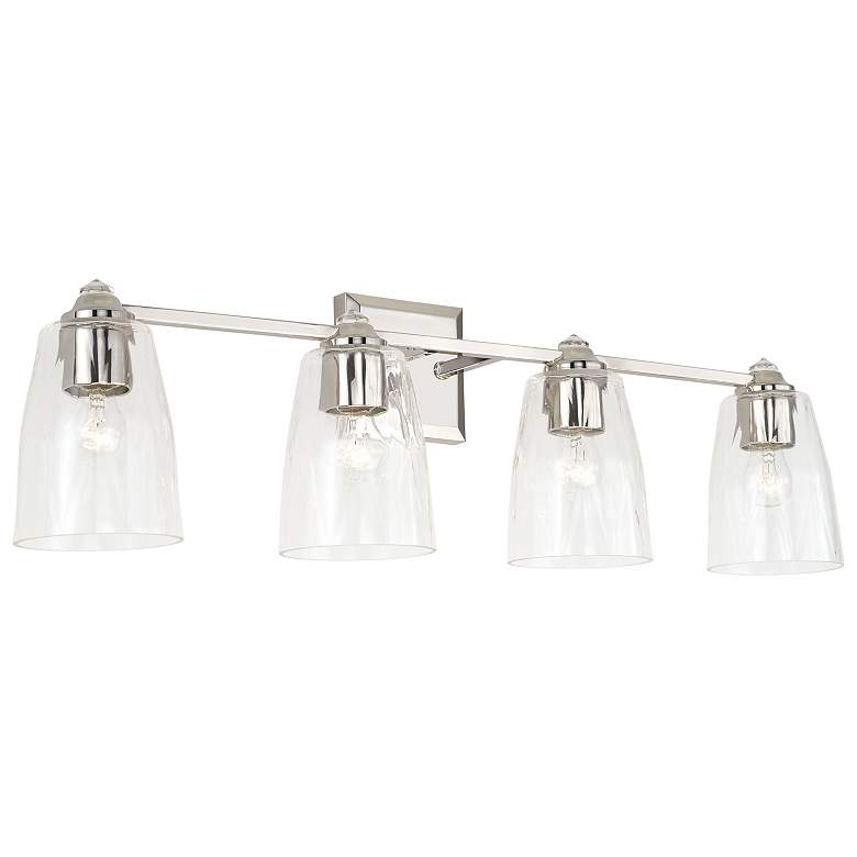 Image 2 Capital Lighting Laurent 4 Light Vanity Polished Nickel
