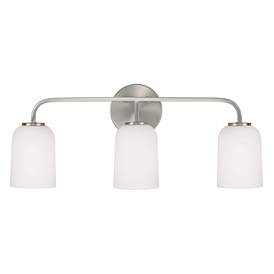 Image5 of Capital Lighting Lawson 23 1/2" 3-Light Brushed Nickel Vanity Light more views