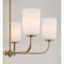 3_Capital Lighting Lawson 26" Brass Finish 5-Light Uplight Chandelier more views