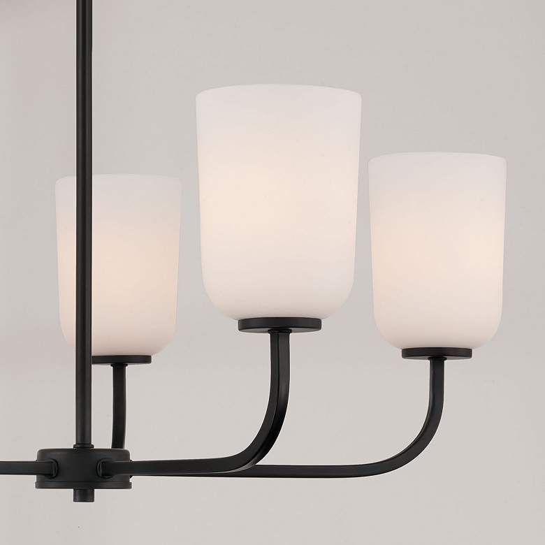 Image 4 Capital Lighting Lawson 26" Wide Matte Black 5-Light Chandelier more views