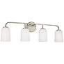 2_Capital Lighting Lawson 32 1/2" 4-Light Brushed Nickel Bath Light