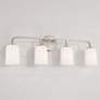 1_Capital Lighting Lawson 32 1/2" 4-Light Brushed Nickel Bath Light