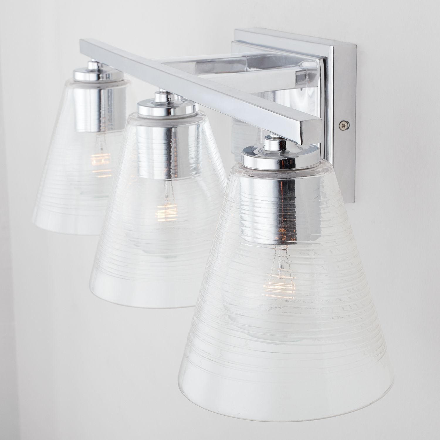 Image 3 Capital Lighting Layla 3 Light Vanity Chrome more views