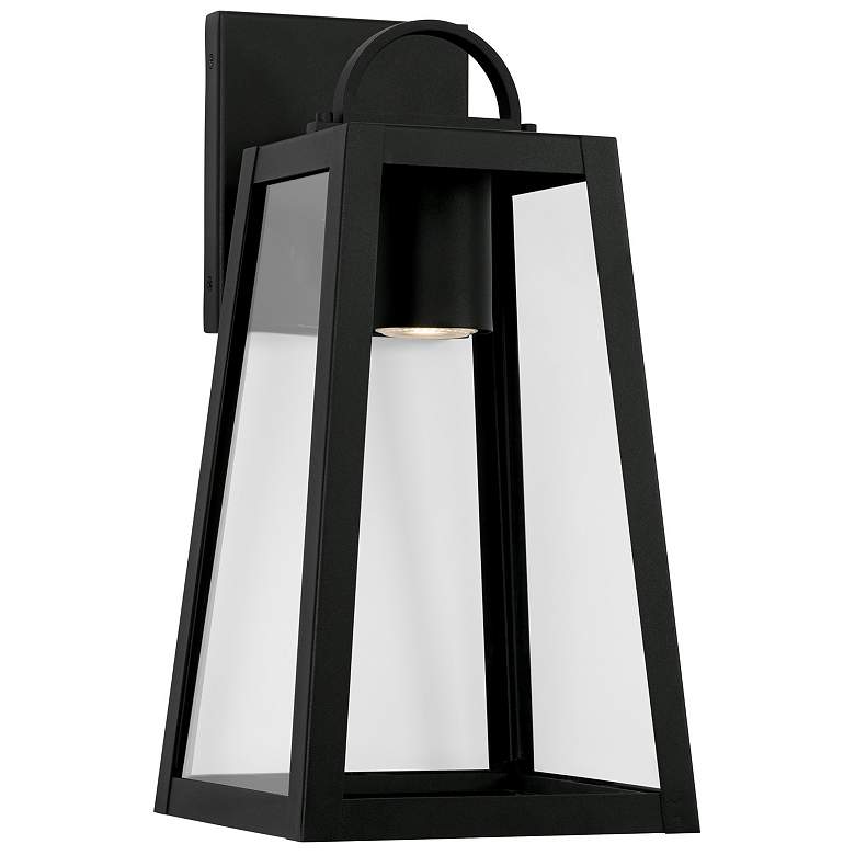 Image 1 Capital Lighting Leighton 1 Light Outdoor Wall-Lantern Black