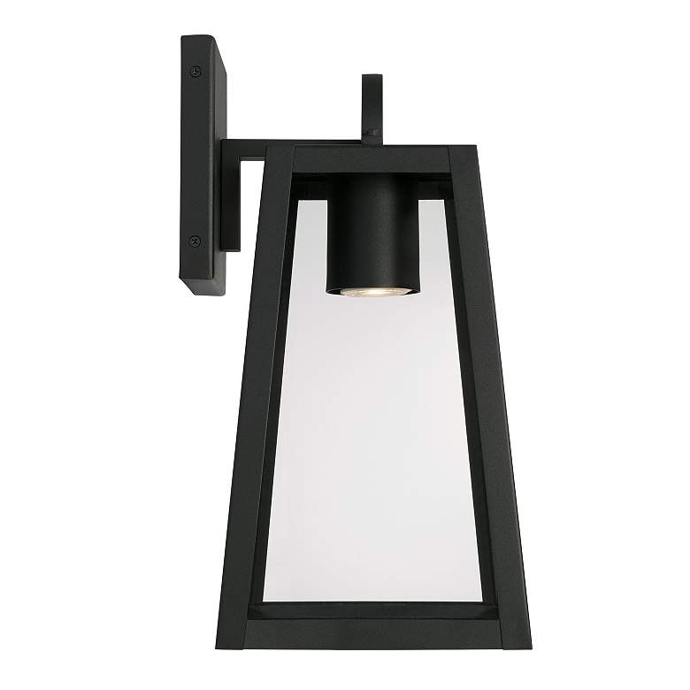 Image 4 Capital Lighting Leighton 1 Light Outdoor Wall-Lantern Black more views