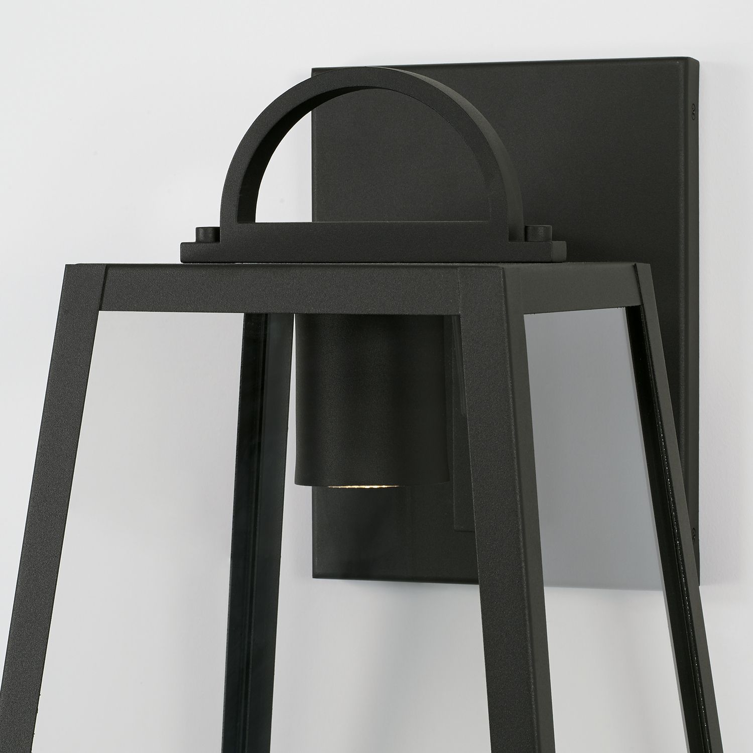 Image 3 Capital Lighting Leighton 1 Light Outdoor Wall-Lantern Black more views