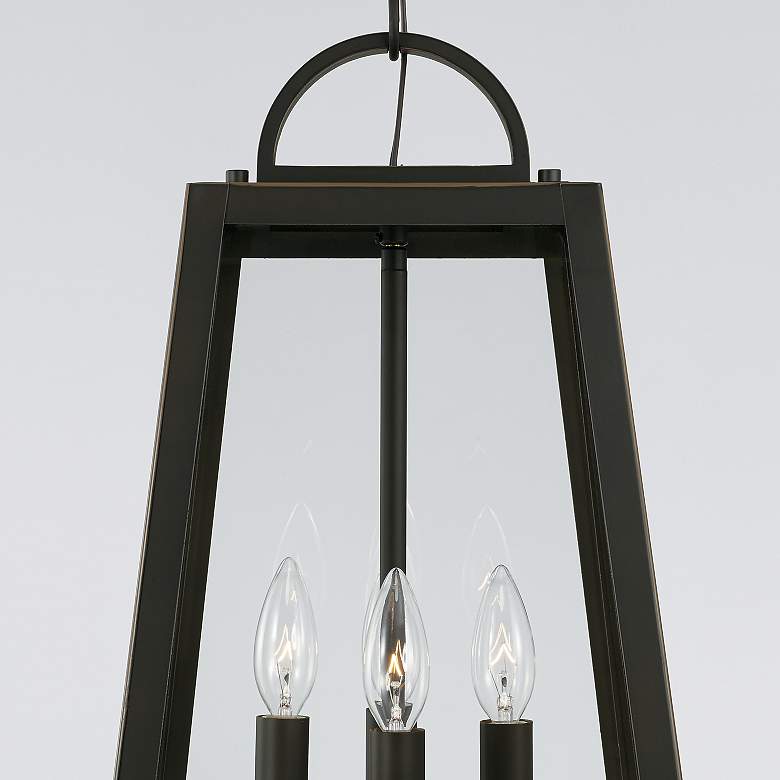 Image 4 Capital Lighting Leighton 4 Light Outdoor Hanging-Lantern Oiled Bronze more views