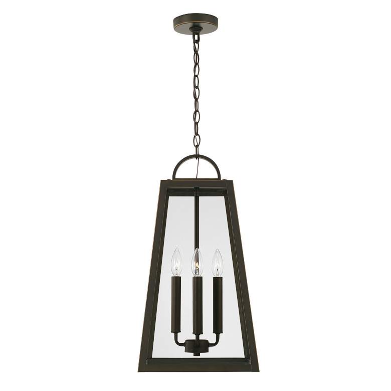 Image 5 Capital Lighting Leighton 4 Light Outdoor Hanging-Lantern Oiled Bronze more views