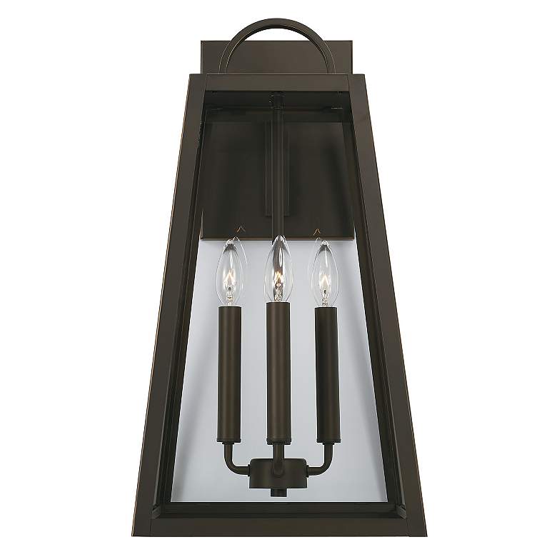 Image 4 Capital Lighting Leighton 4 Light Outdoor Wall-Lantern Oiled Bronze more views
