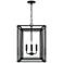 Capital Lighting Lennon 4 Light Foyer Matte Black