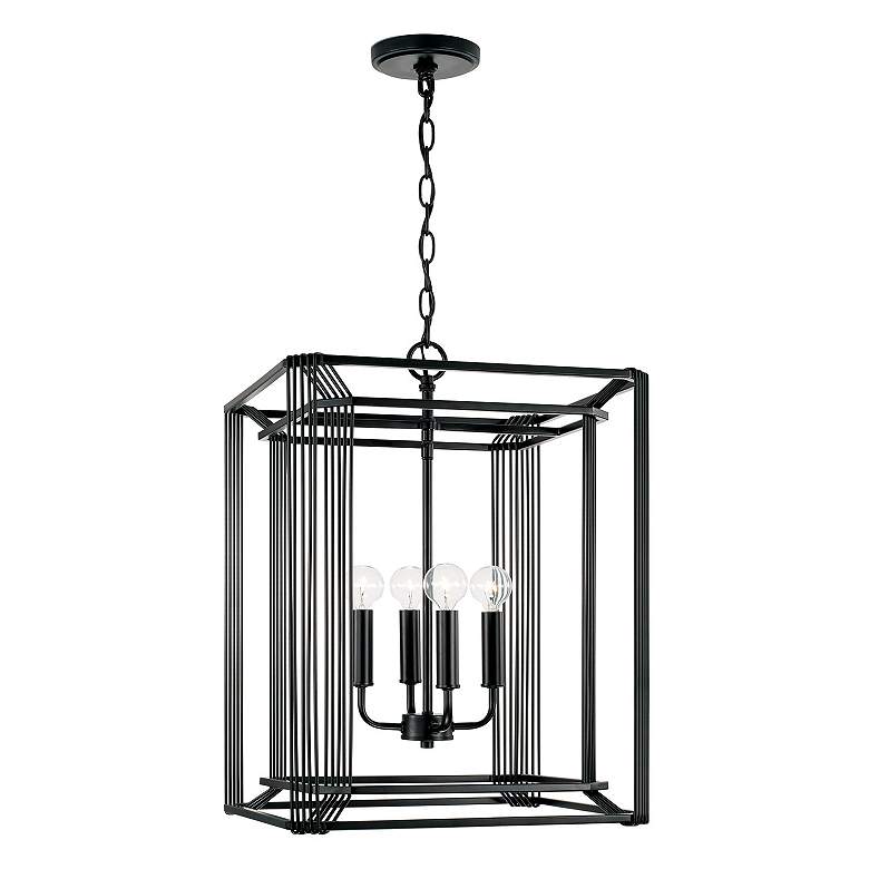 Image 5 Capital Lighting Lennon 4 Light Foyer Matte Black more views