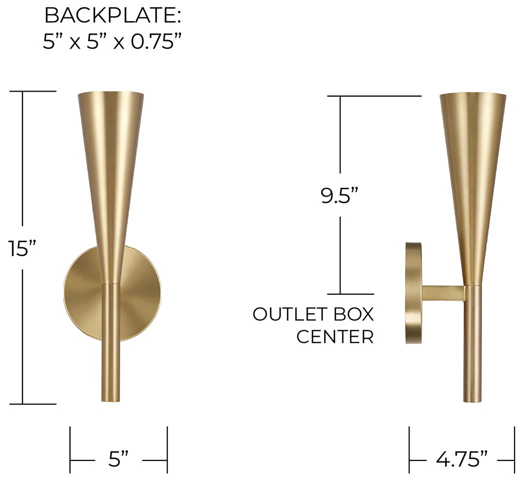 Image 6 Capital Lighting Levi 1 Light Sconce 5" more views