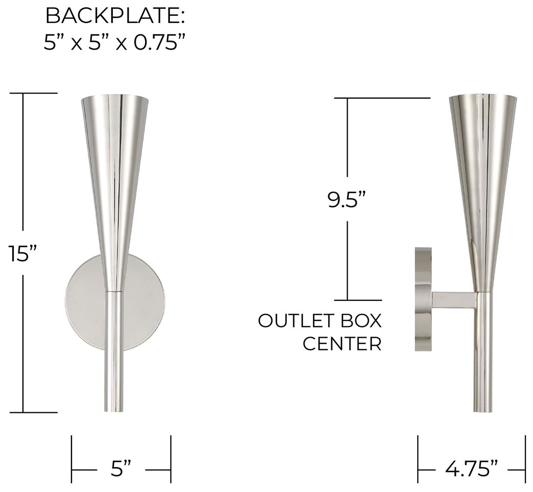 Image 6 Capital Lighting Levi 1 Light Sconce 5" more views