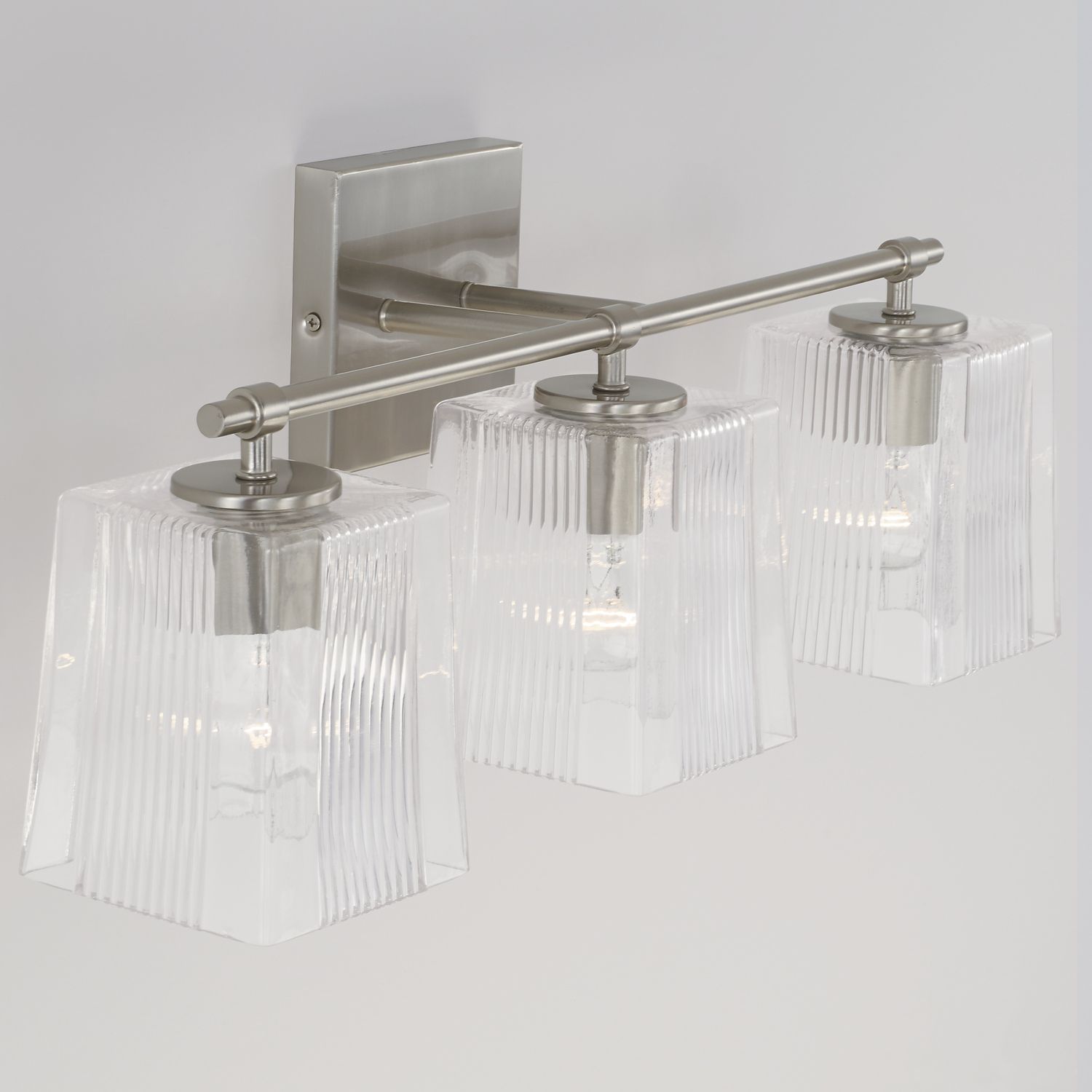 Image 3 Capital Lighting Lexi 3 Light Vanity 23" Brushed Nickel more views