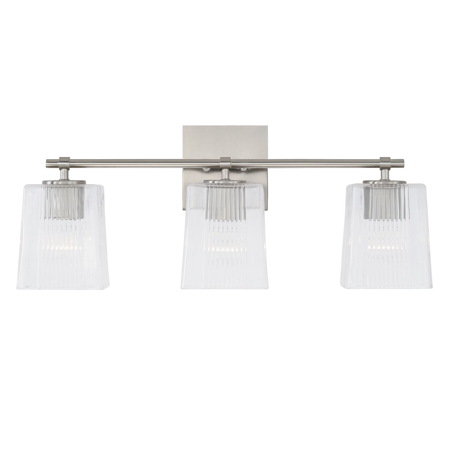 Image 4 Capital Lighting Lexi 3 Light Vanity 23" Brushed Nickel more views