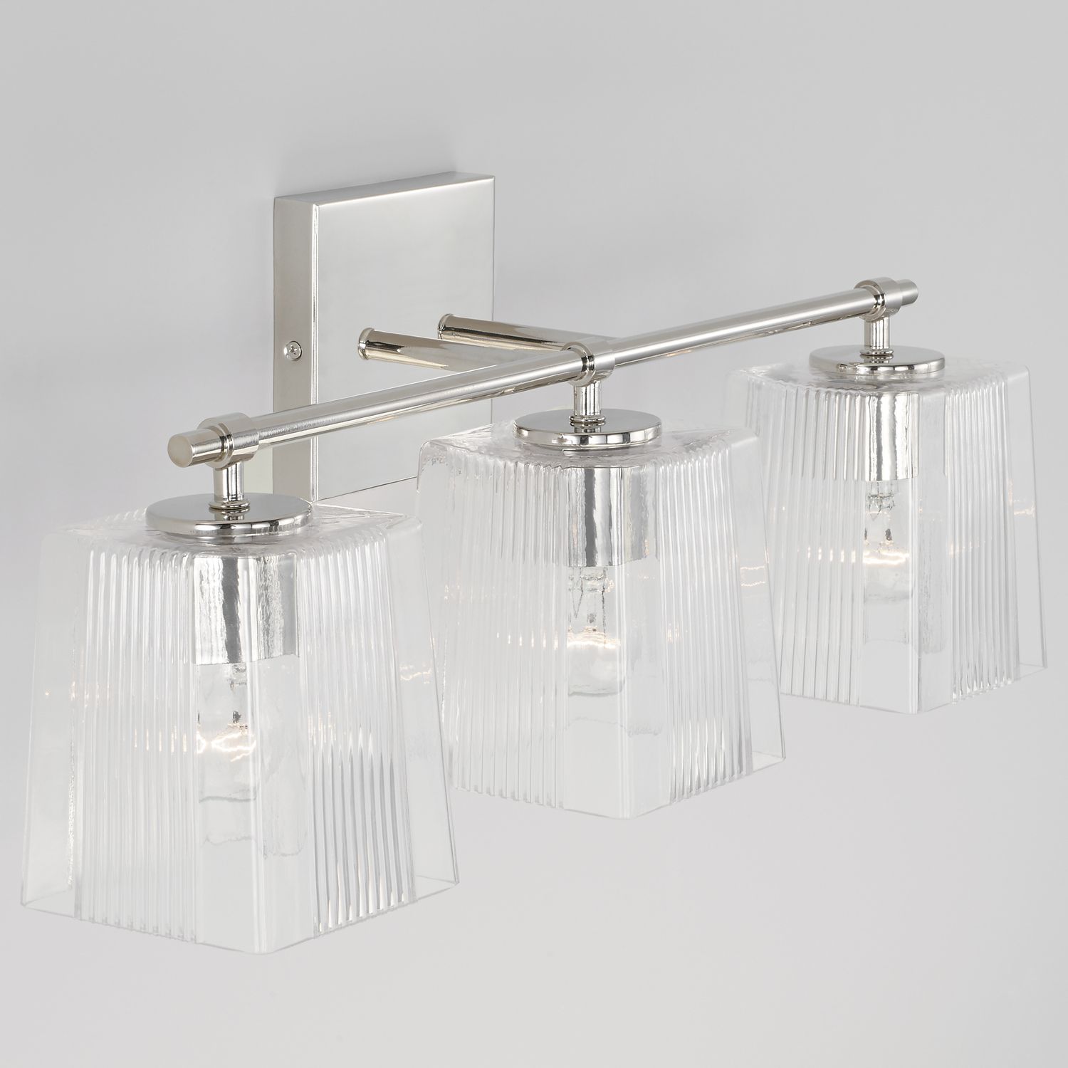 Image 3 Capital Lighting Lexi 3 Light Vanity 23" Polished Nickel more views