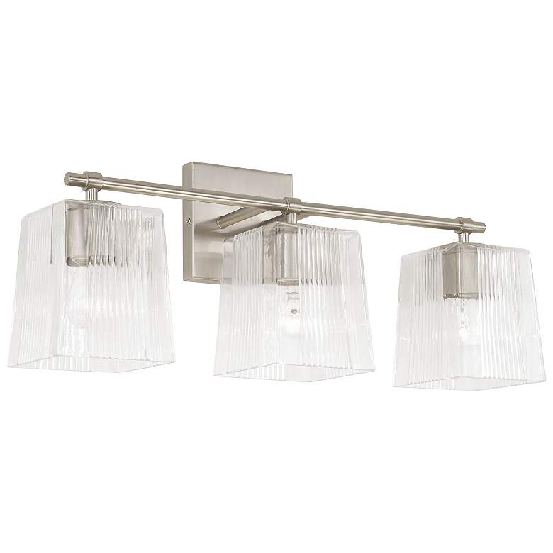 Image 1 Capital Lighting Lexi 3 Light Vanity Brushed Nickel