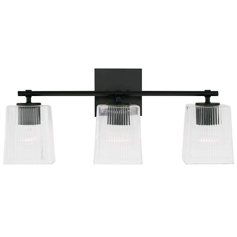 Image 5 Capital Lighting Lexi 3 Light Vanity Matte Black more views