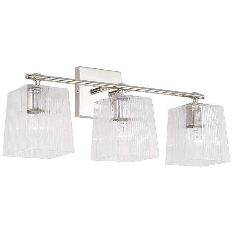 Image 2 Capital Lighting Lexi 3 Light Vanity Polished Nickel