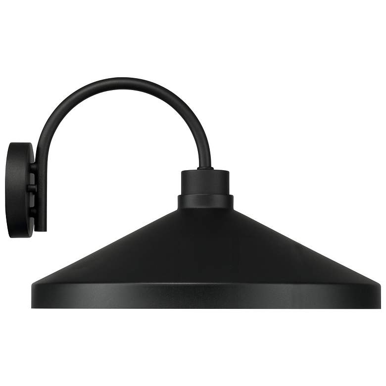 Image 6 Capital Lighting Lofton 1 Light Outdoor Wall Lantern 17.25" Black more views