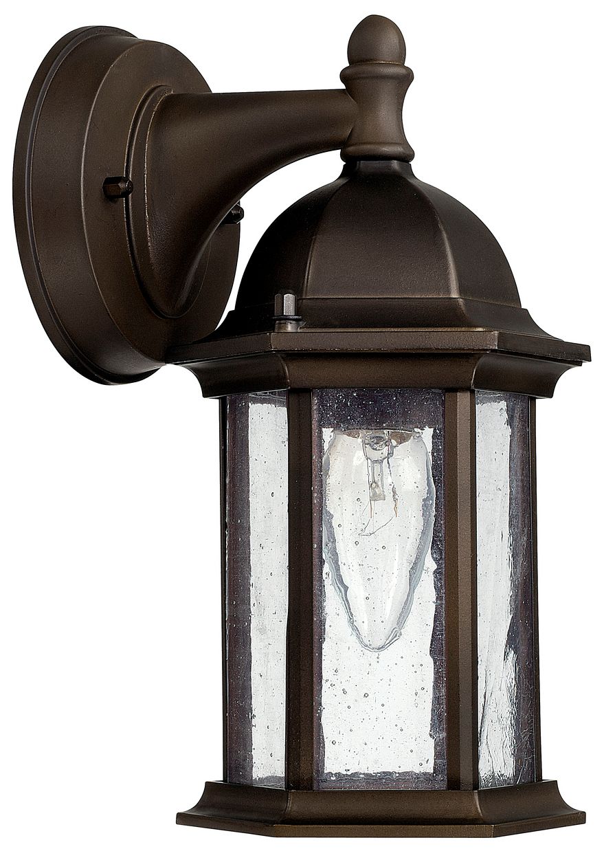Capital Lighting Main Street 1 Light Outdoor Wall lantern 5" Old Bronze