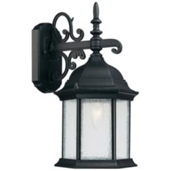Capital Lighting Main Street 1 Light Outdoor Wall-Lantern Black