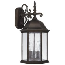 Capital Lighting Main Street 3 Light Outdoor Wall-Lantern Old Bronze