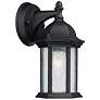 Capital Lighting Main Street 9 1/2" High Black Outdoor Wall Lantern