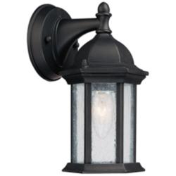 Capital Lighting Main Street 9 1/2" High Black Outdoor Wall Lantern