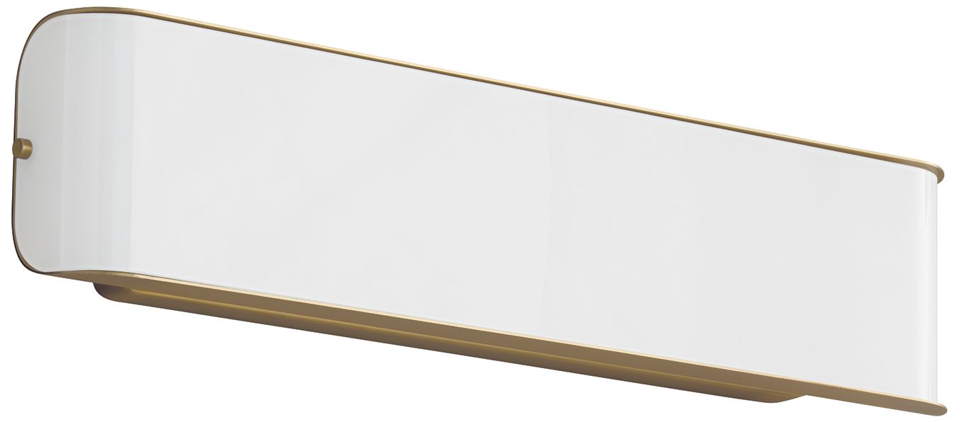 Image 2 Capital Lighting Marcell 1 Light Vanity 23.25" Aged Brass