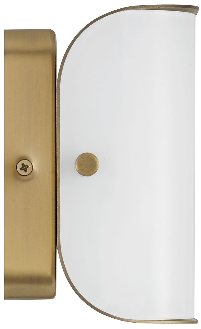 Capital Lighting Marcell 1 Light Vanity 23.25" Aged Brass