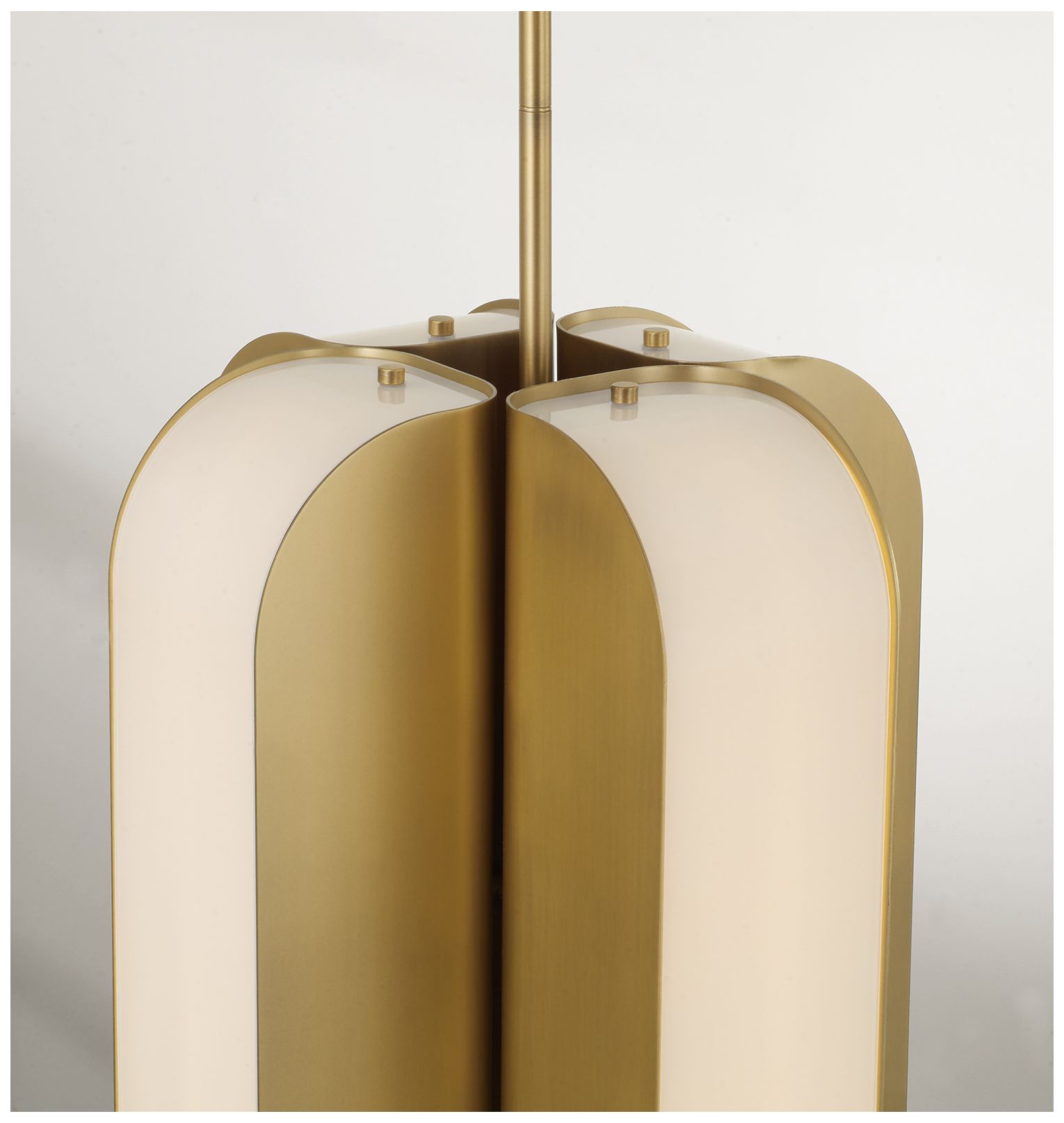 Image 3 Capital Lighting Marcell 4 Light Pendant 12" Aged Brass more views