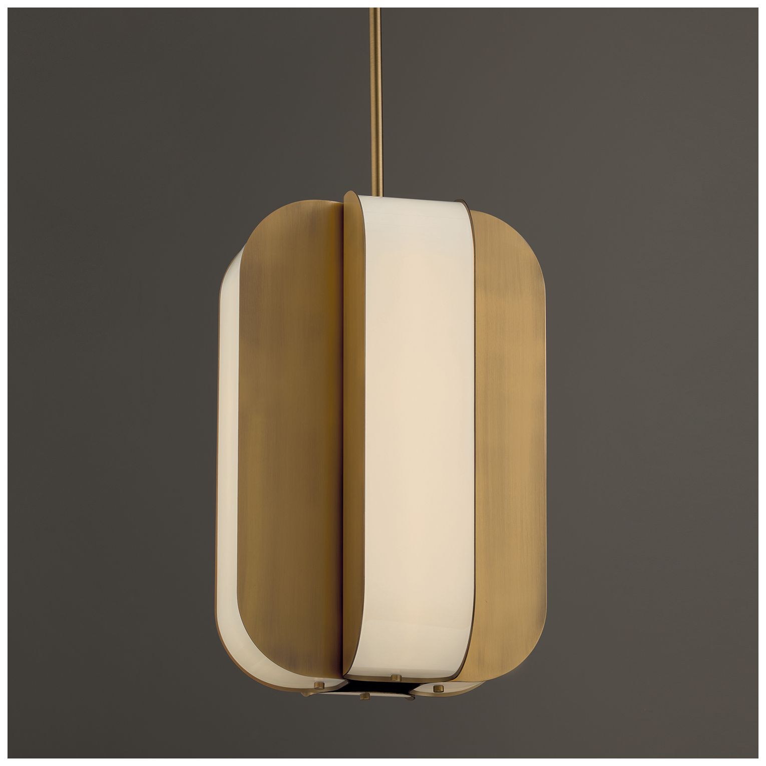 Image 4 Capital Lighting Marcell 4 Light Pendant 12" Aged Brass more views