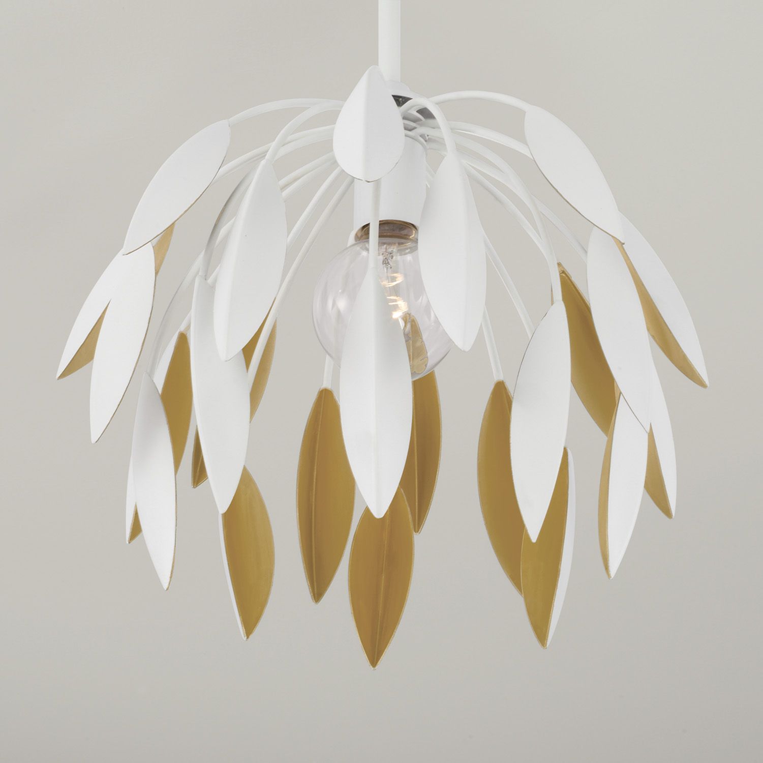 Image 4 Capital Lighting Margeaux 1 Light Pendant 14" Matte White more views