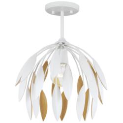 Capital Lighting Margeaux 1 Light Pendant Matte White