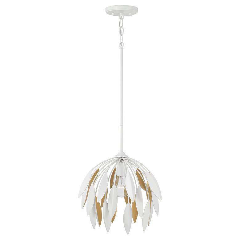 Image 4 Capital Lighting Margeaux 1 Light Pendant Matte White more views