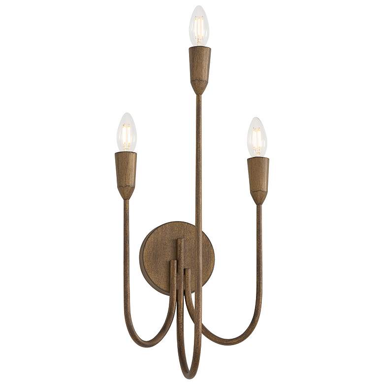 Image 2 Capital Lighting Marley 3 Light Sconce 10.25" Mystic Bronze
