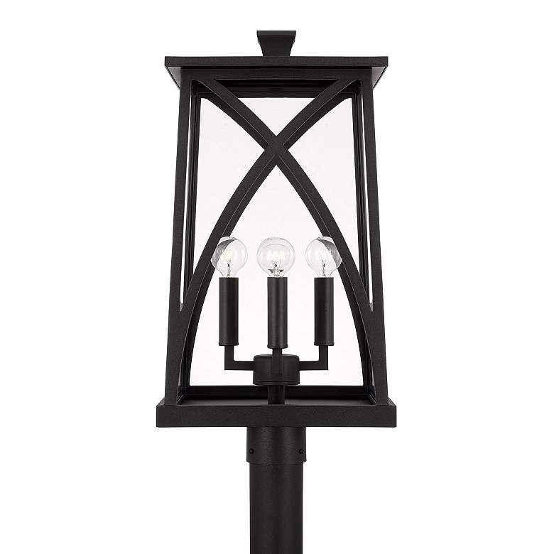 Image 4 Capital Lighting Marshall 4 Light Outdoor Post-Lantern Black more views