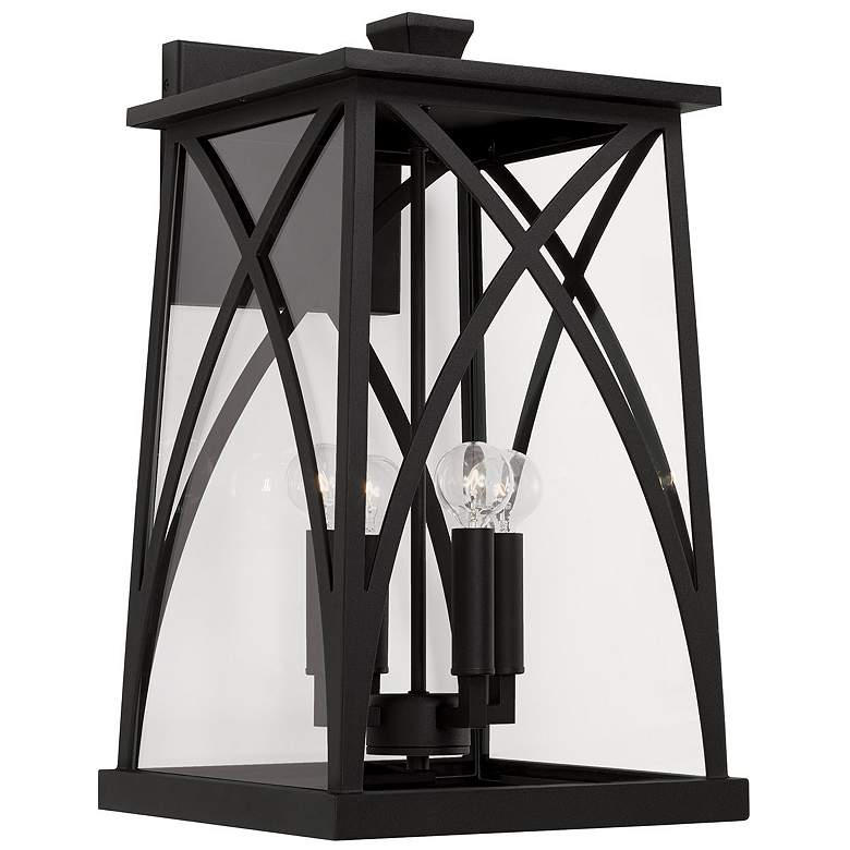 Image 1 Capital Lighting Marshall 4 Light Outdoor Wall-Lantern Black