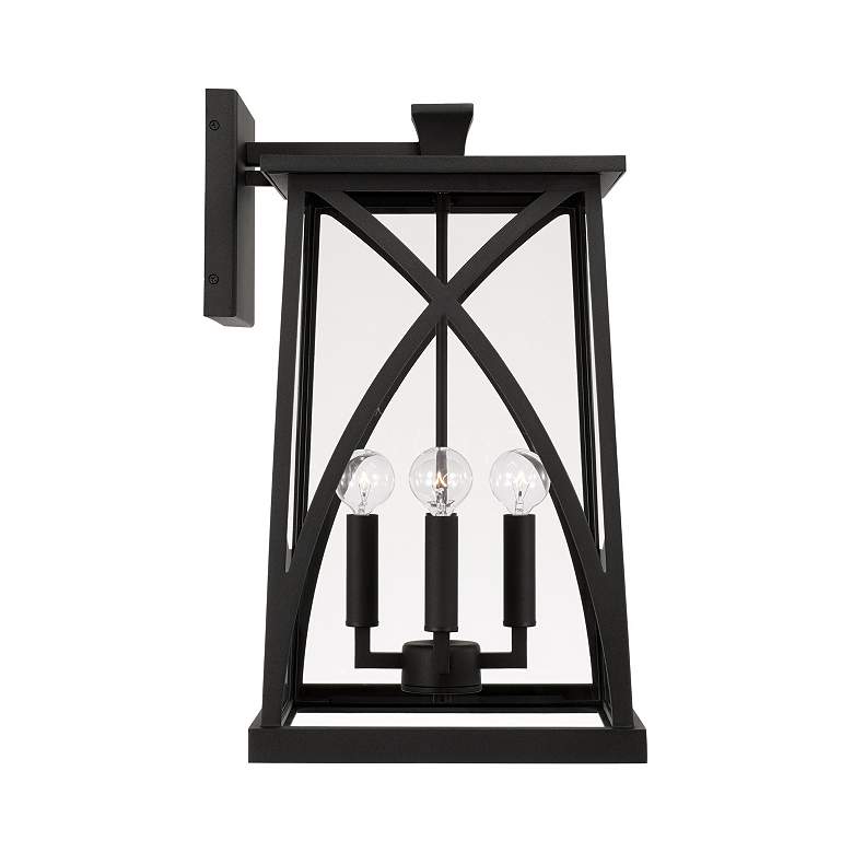 Image 5 Capital Lighting Marshall 4 Light Outdoor Wall-Lantern Black more views