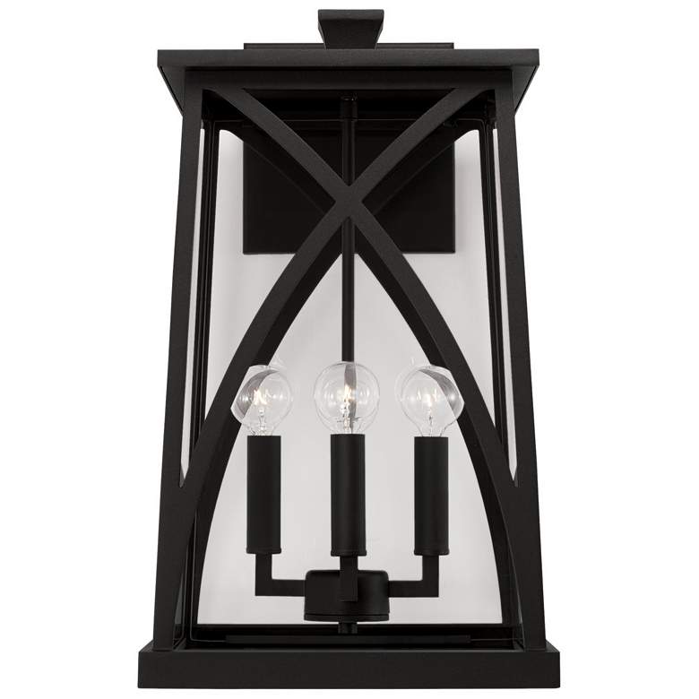 Image 6 Capital Lighting Marshall 4 Light Outdoor Wall-Lantern Black more views